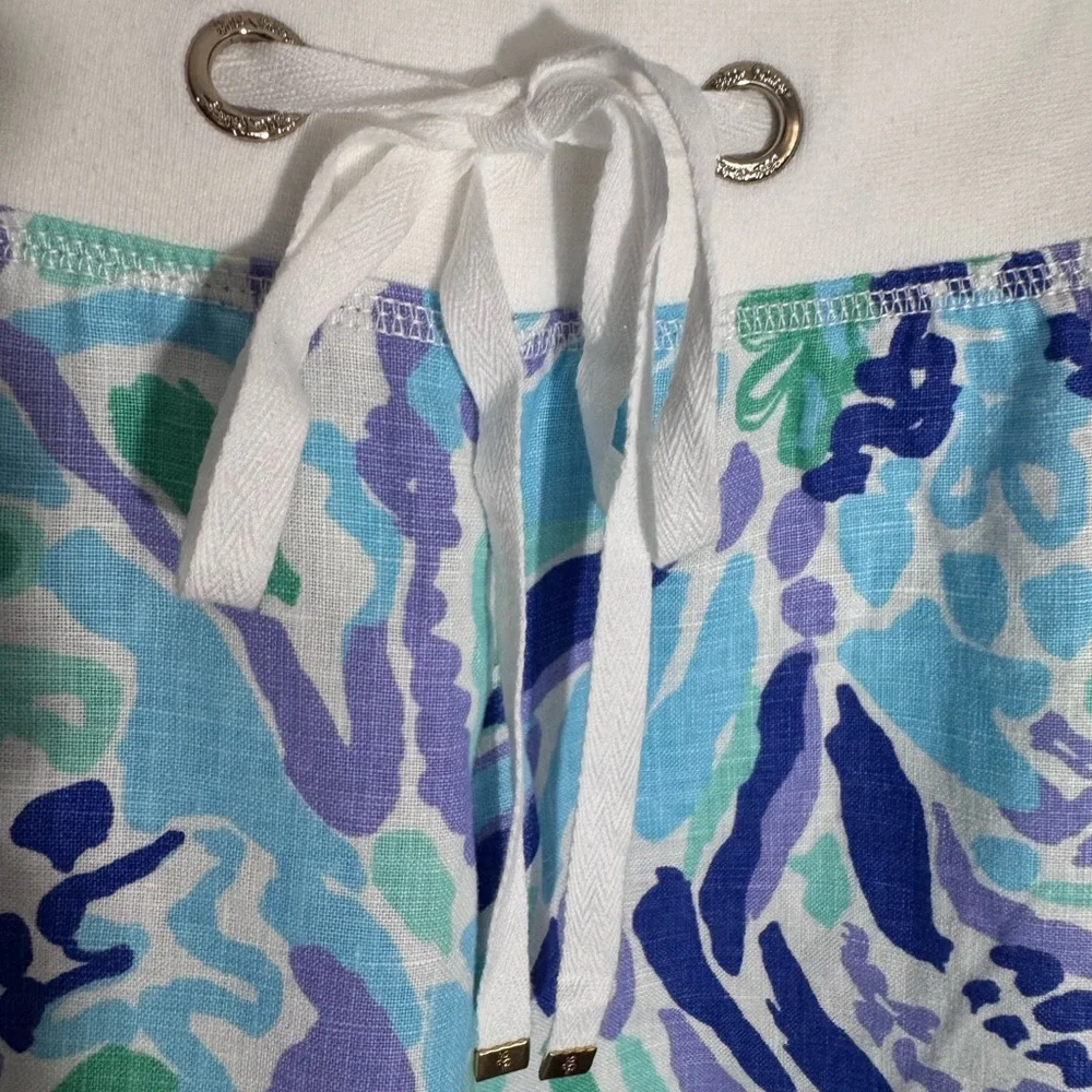 Lilly Pulitzer Linen Beach Pants size Large NWT - Picture 2 of 6